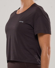 Boxy Tee in Ganache