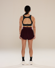 Circle Back Layered Bra in Black Sesame
