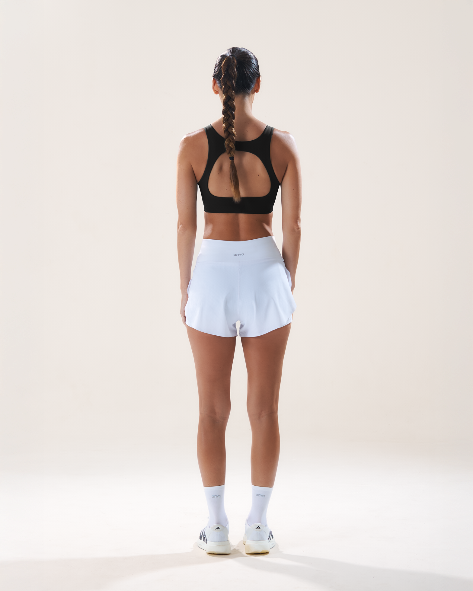 Circle Back Bra in Black Sesame