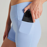 Pocket Shorts (Mini 4") in Moment