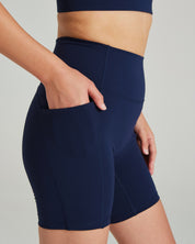 Pocket Shorts (Biker 6") in Dive