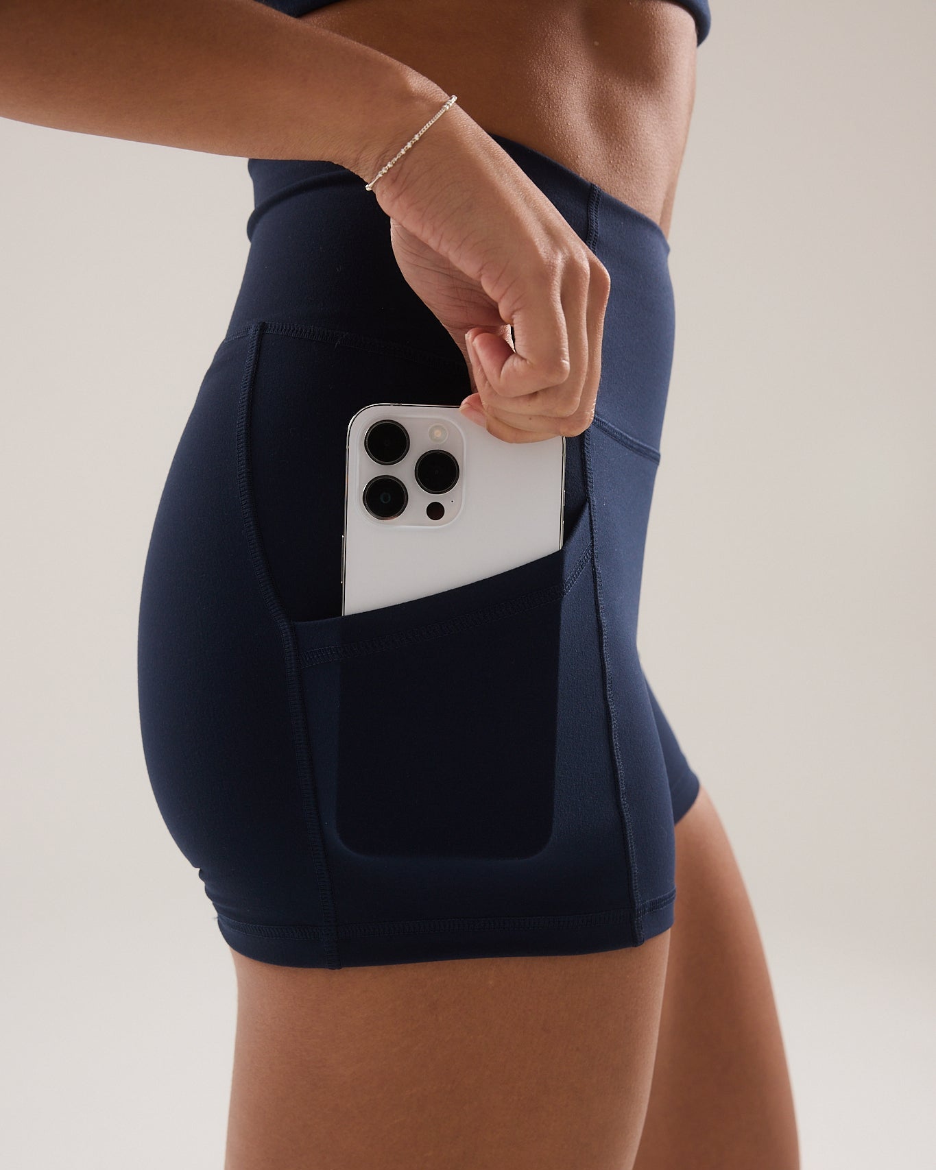 Pocket Shorts (Petite 3") in Dive