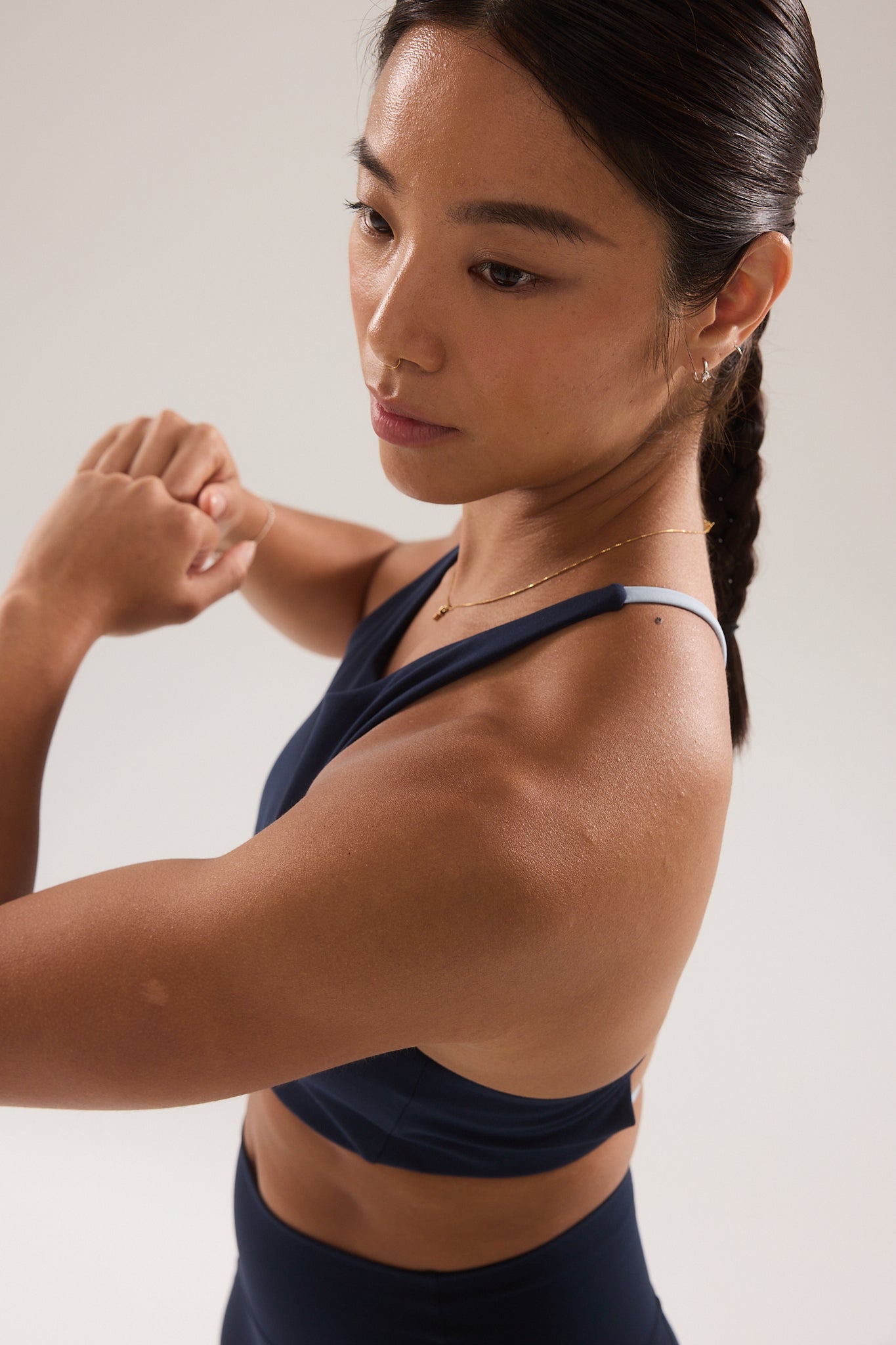 Crown Bra (Contrast) in Dive