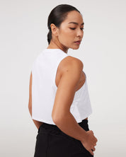 Sport Crop Tank 2.0 in Yoghurt