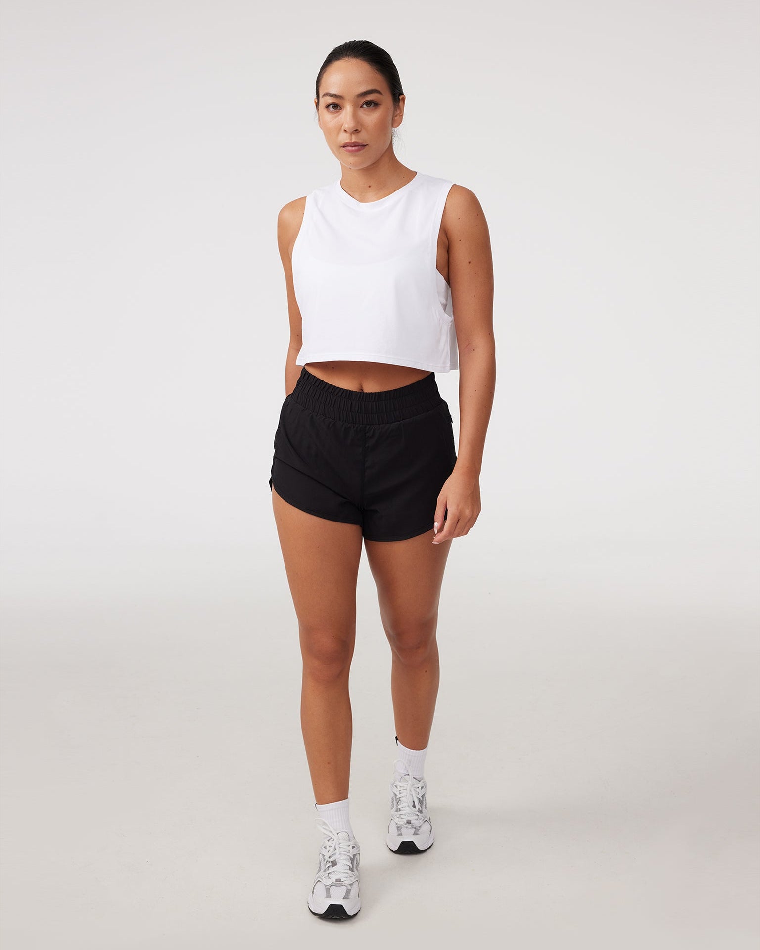 Sport Crop Tank 2.0 in Yoghurt