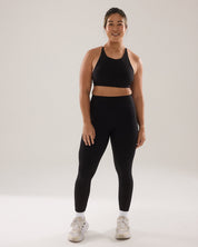 Crown Bra (Contrast) in Black Sesame