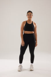 Crown Bra (Contrast) in Black Sesame