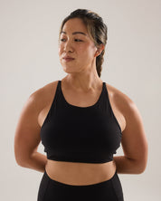 Crown Bra (Contrast) in Black Sesame