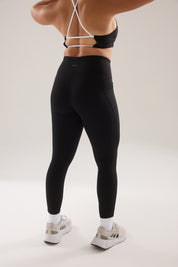 Contour Pocket Leggings (Full 24") in Black Sesame