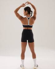 Pocket Shorts (Petite 3") in Black Sesame