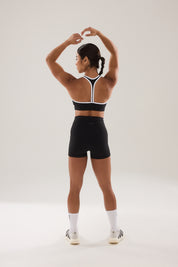 Pocket Shorts (Petite 3") in Black Sesame