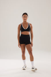 Dip Bra (Contrast) in Black Sesame