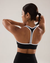 Dip Bra (Contrast) in Black Sesame