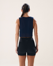 Easy Run Crop Tank in Dive