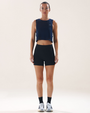 Easy Run Crop Tank in Dive