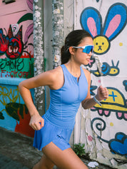 Race Day High Neck Crop in Bolt