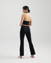 Flare Pants in Black Sesame