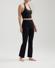 Flare Pants in Black Sesame