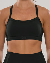 Focus Bra in Black Sesame