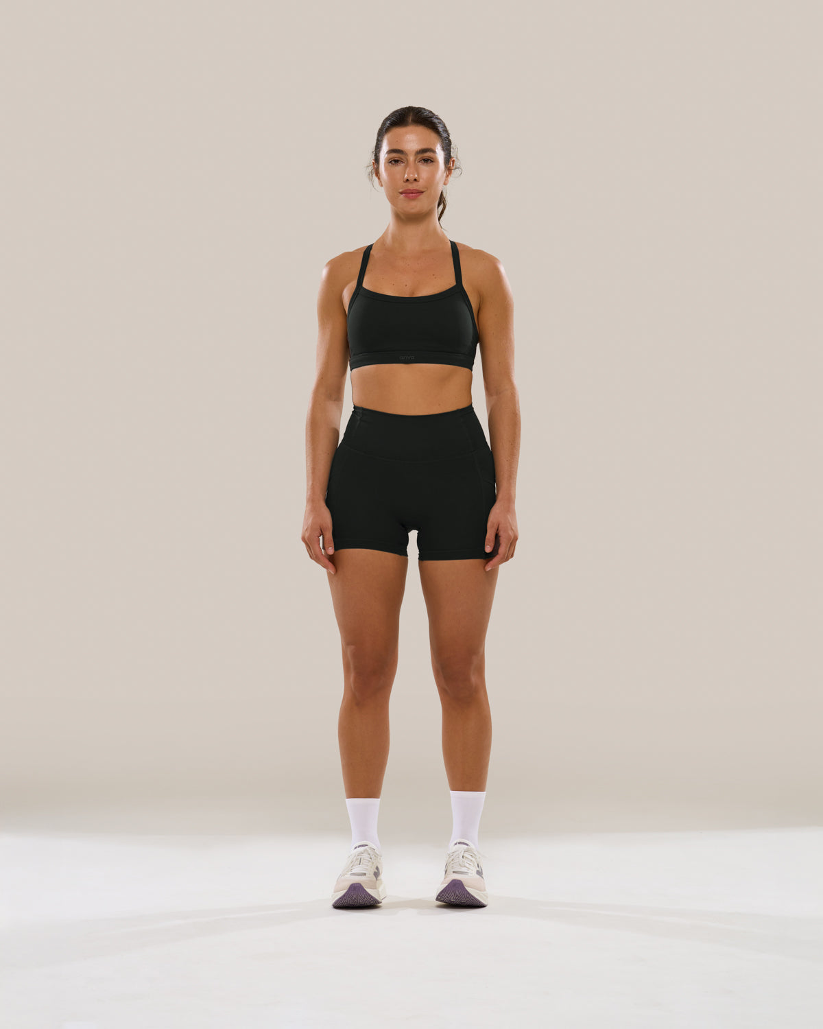 Focus Bra in Black Sesame