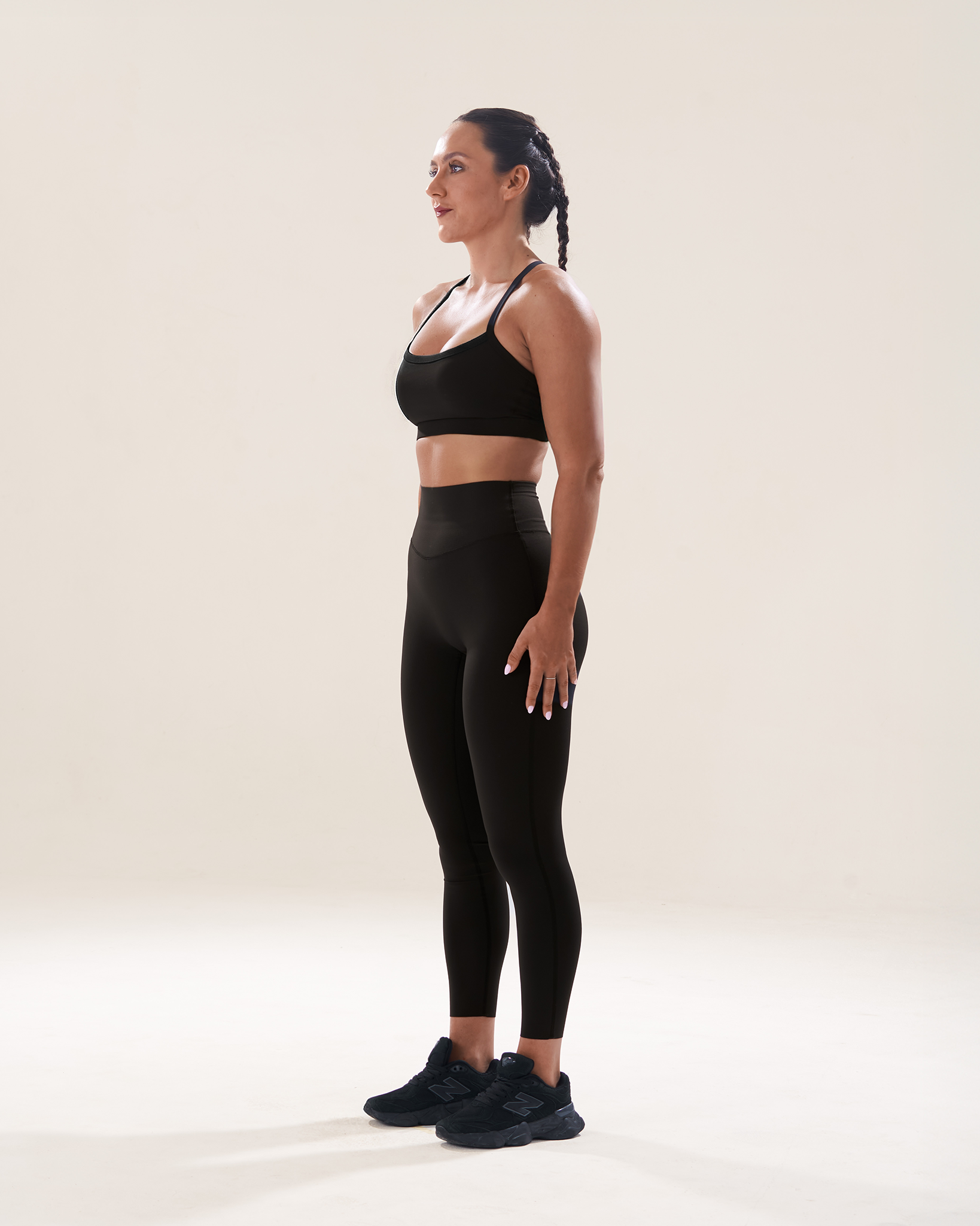 Focus Bra in Black Sesame