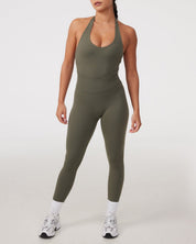 V Leggings (Full 24") in Avocado