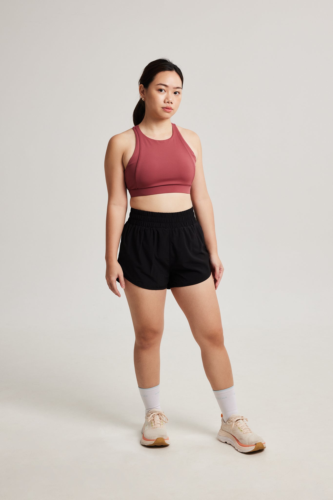 Contour High Neck Bra in Vintage