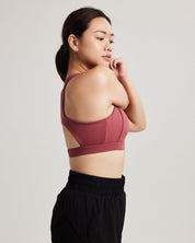 Contour High Neck Bra in Vintage
