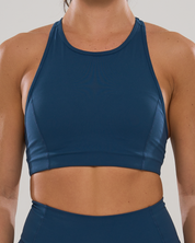 Hybrid Racer Bra in Reflecting Pond