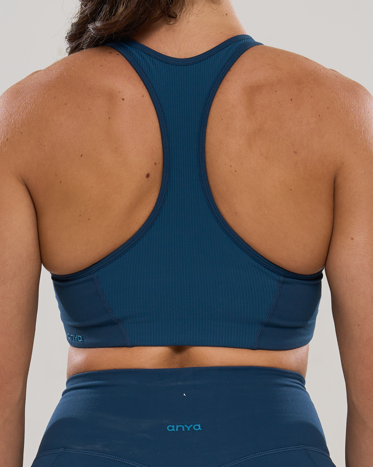 Hybrid Racer Bra in Reflecting Pond