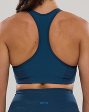Hybrid Racer Bra in Reflecting Pond