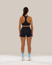 Hybrid Racer Bra in Black Sesame