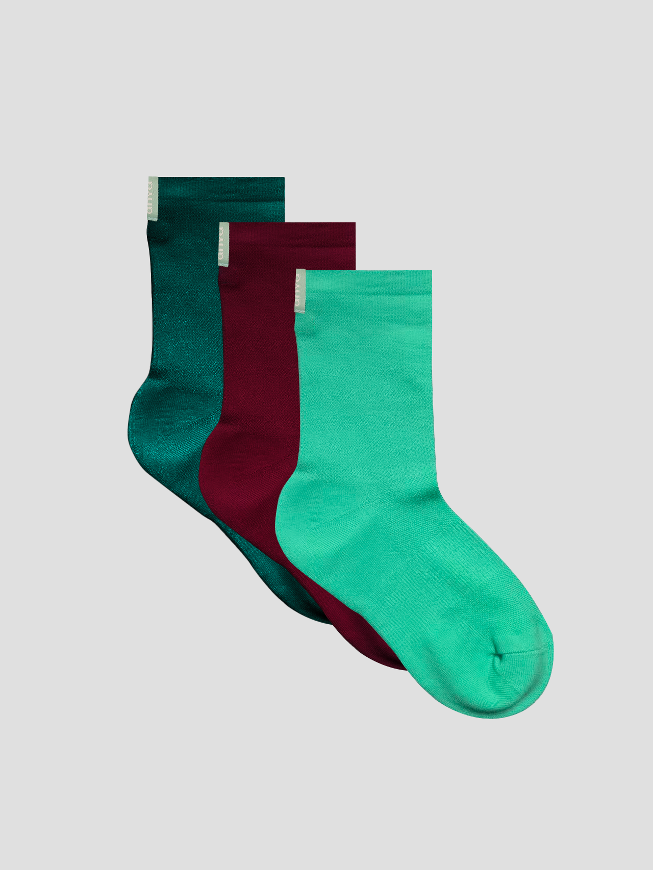 The 3-Pack Hybrid Training Sock Bundle (Jasper, Winetasting, Neptune)