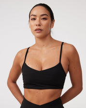 Layer Bra in Black Sesame