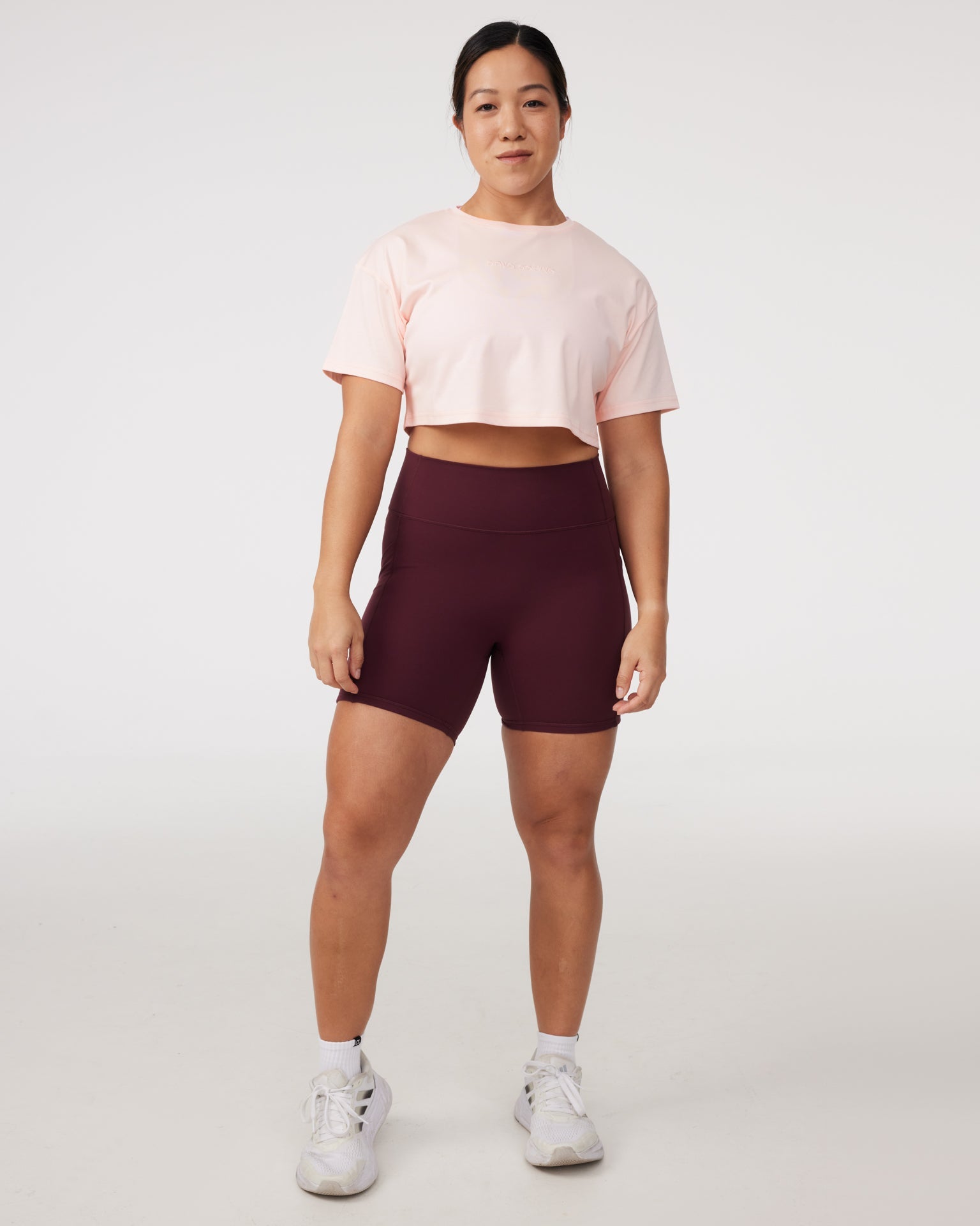 Oversized Crop Tee in Soft Serve