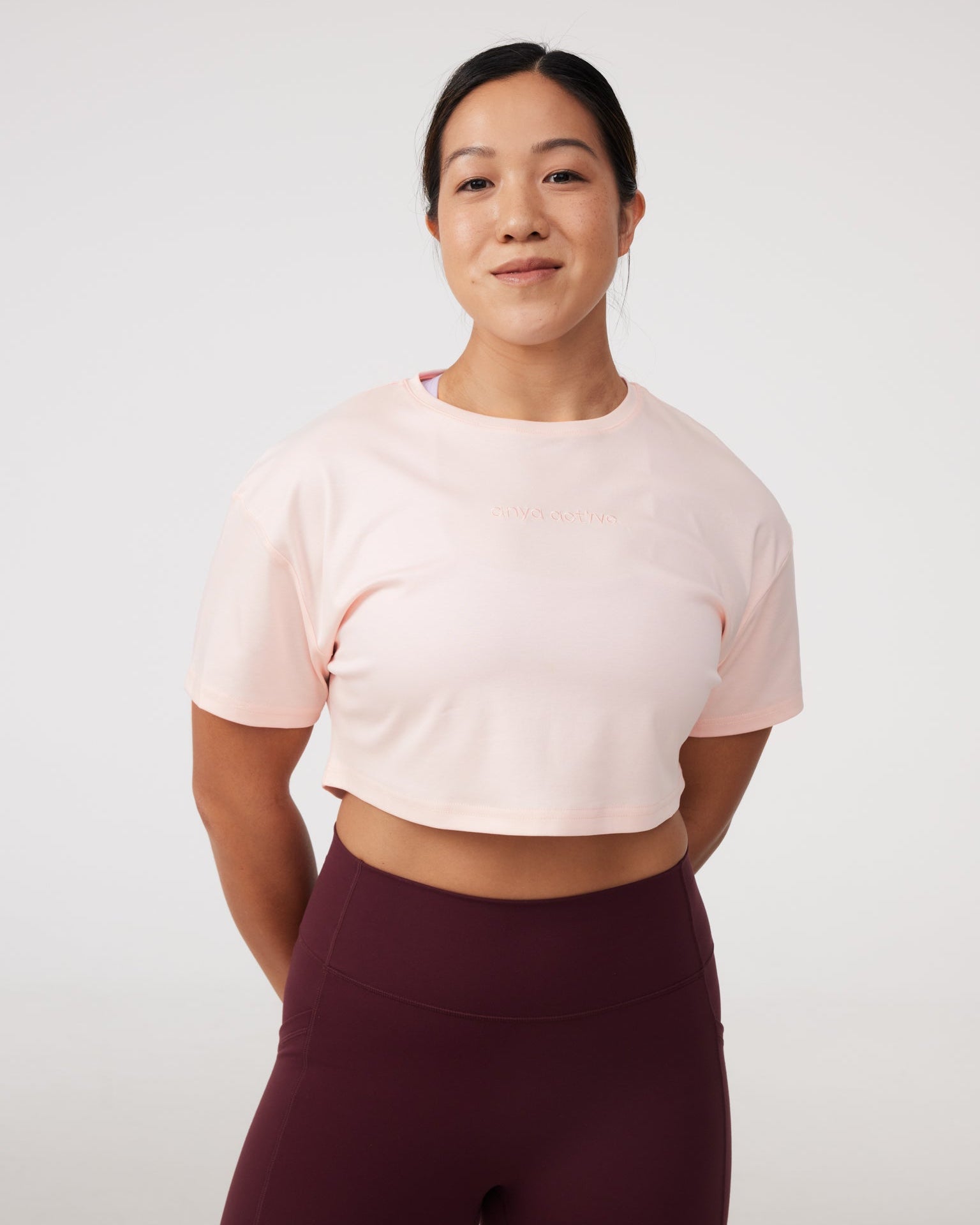 Oversized Crop Tee in Soft Serve