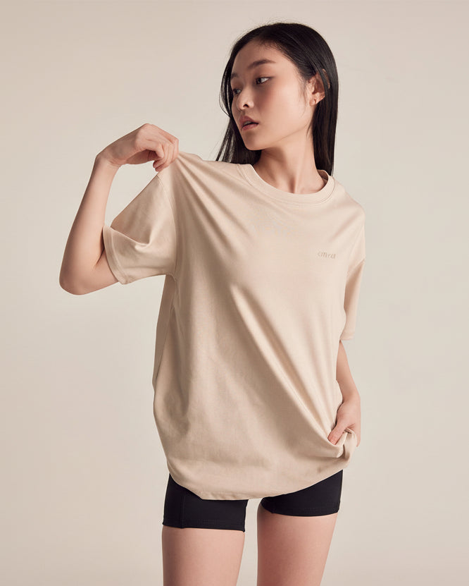 Oversized Tee in Oat