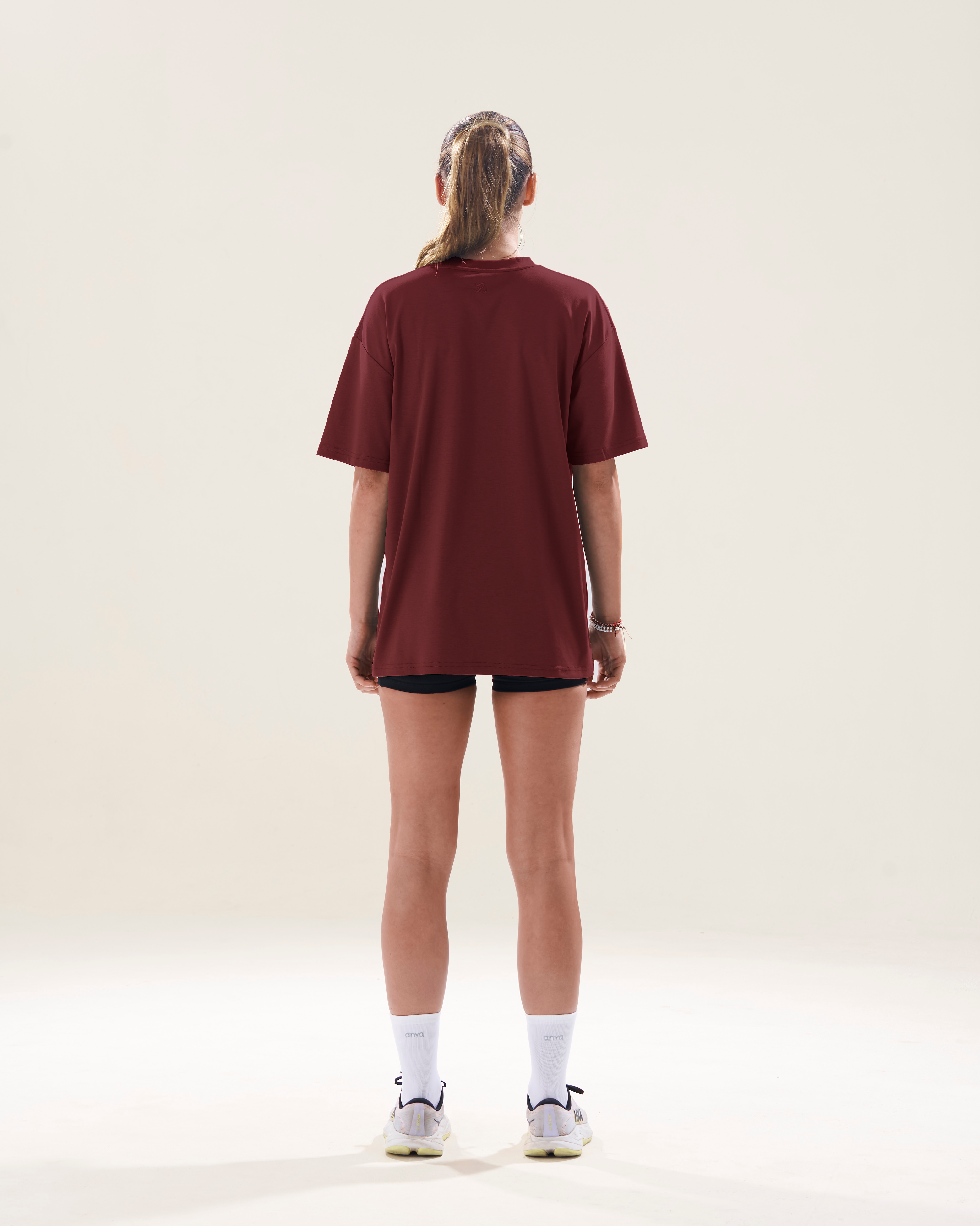 Oversized Tee in Beet