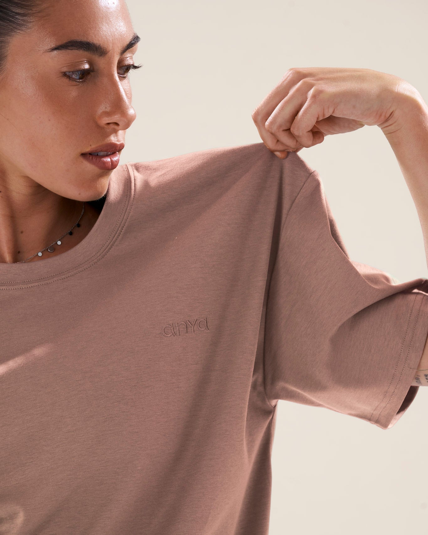 Oversized Tee in Clay