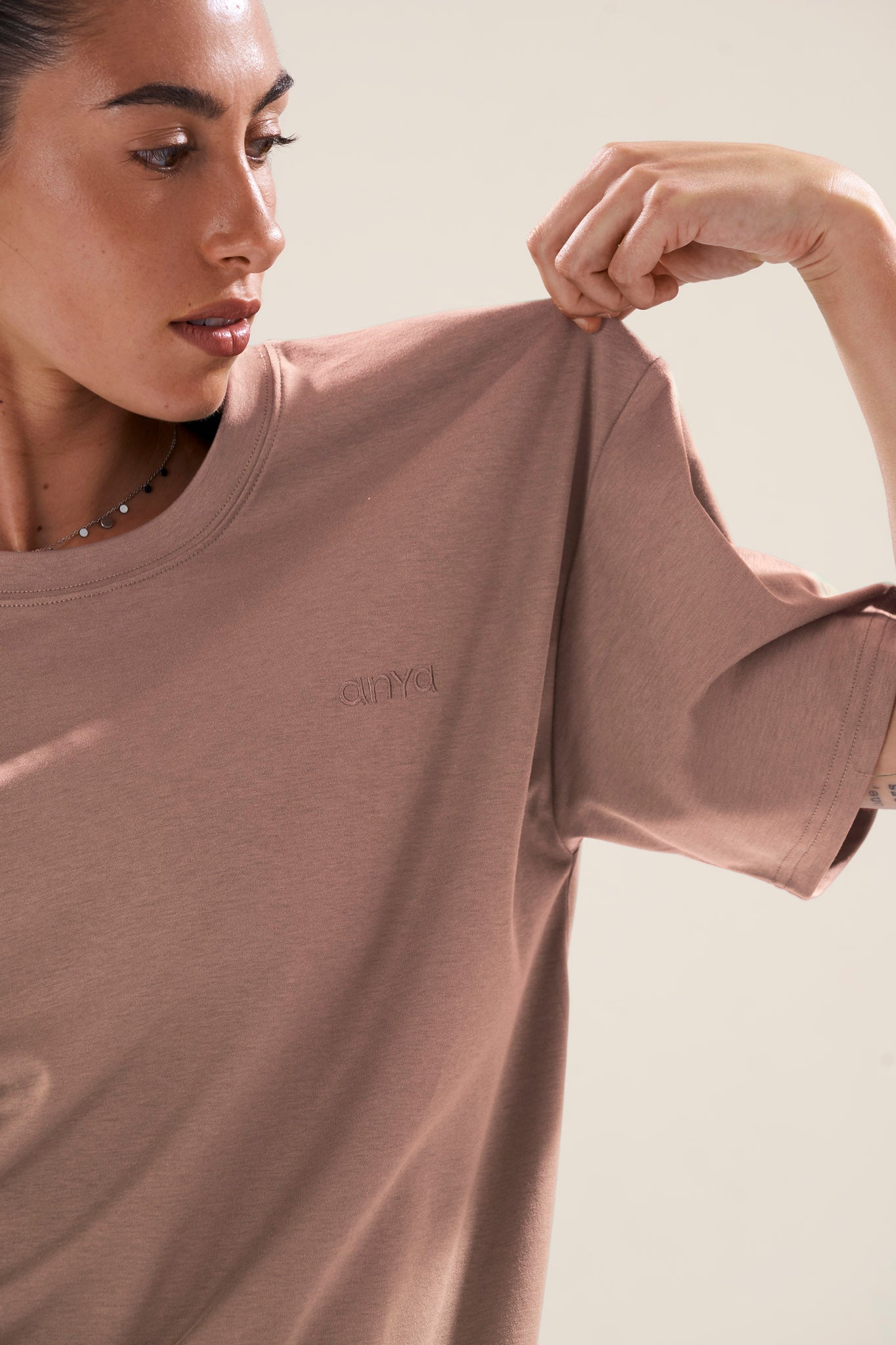 Oversized Tee in Clay