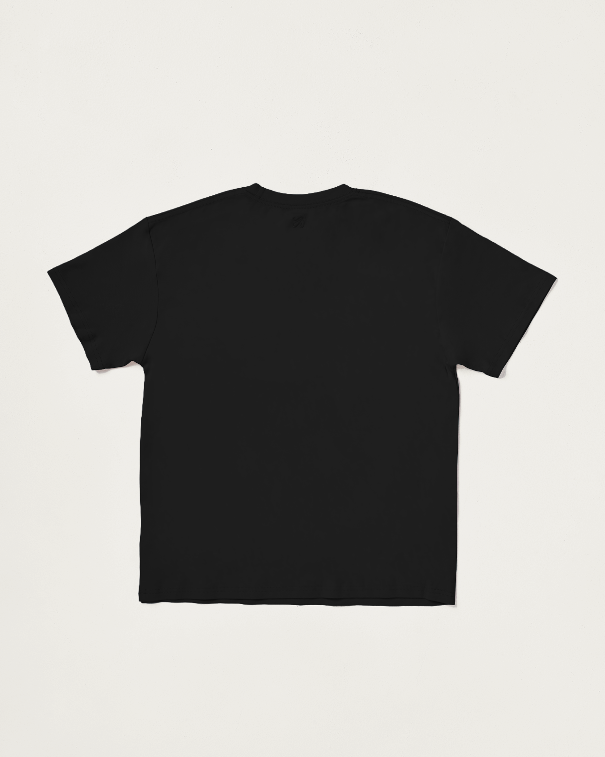 Oversized Tee in Black Sesame