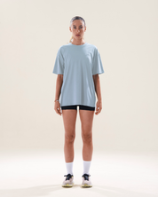 Graphic Oversized Tee in Fresh (I Just Felt Like Running)