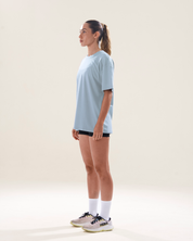 Graphic Oversized Tee in Fresh (I Just Felt Like Running)