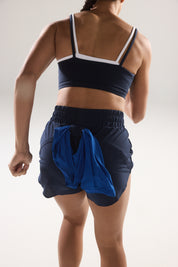 Pace Yourself Shorts (High Rise) in Dive