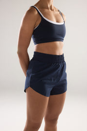 Pace Yourself Shorts (High Rise) in Dive