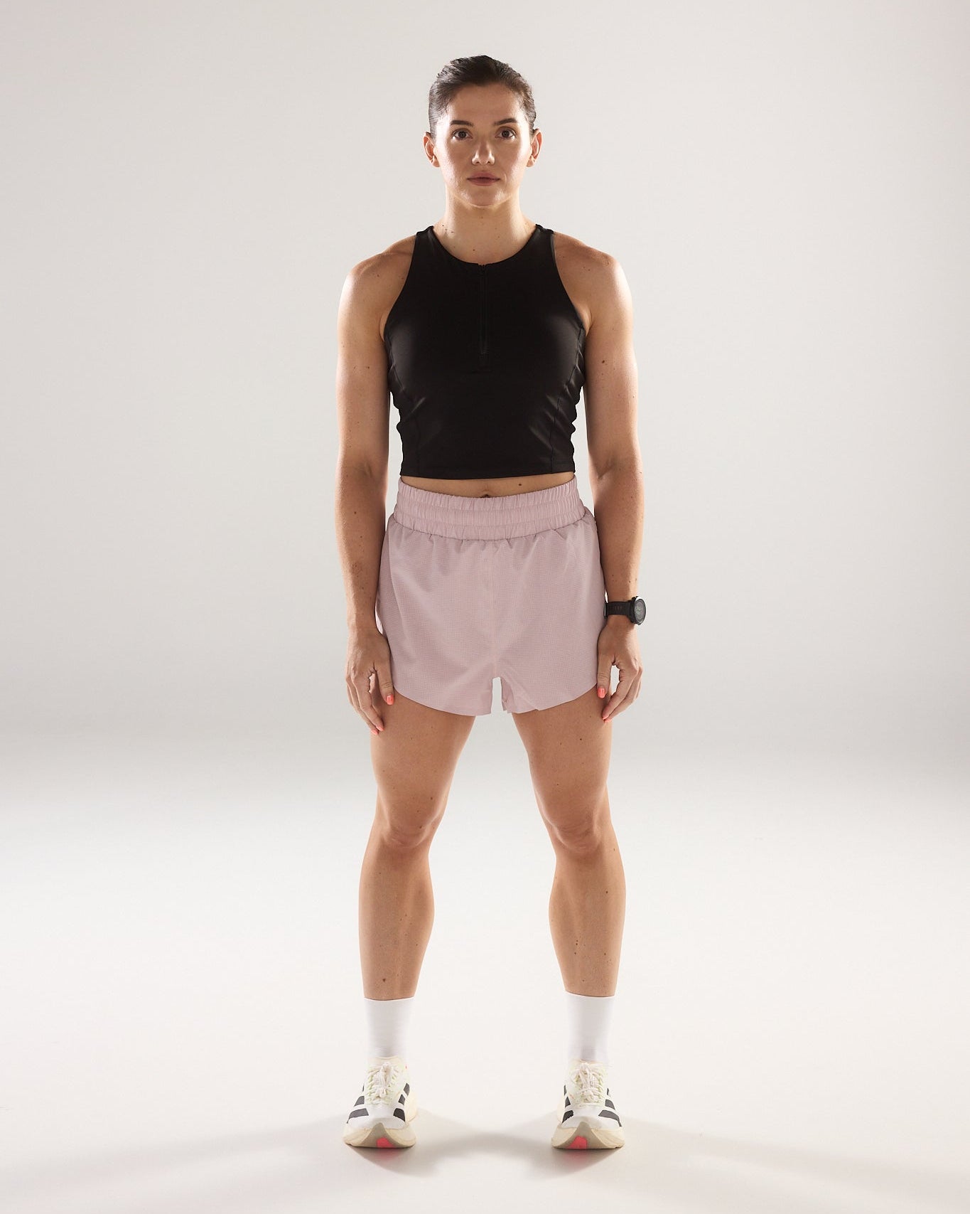 Pace Yourself Shorts (High Rise) in Lightning