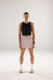 Pace Yourself Shorts (High Rise) in Lightning