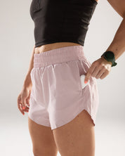 Pace Yourself Shorts (High Rise) in Lightning