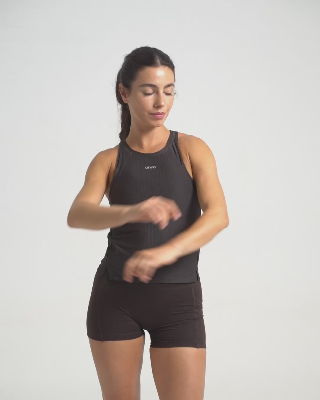 Training Singlet in Black Sesame