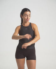 Training Singlet in Black Sesame